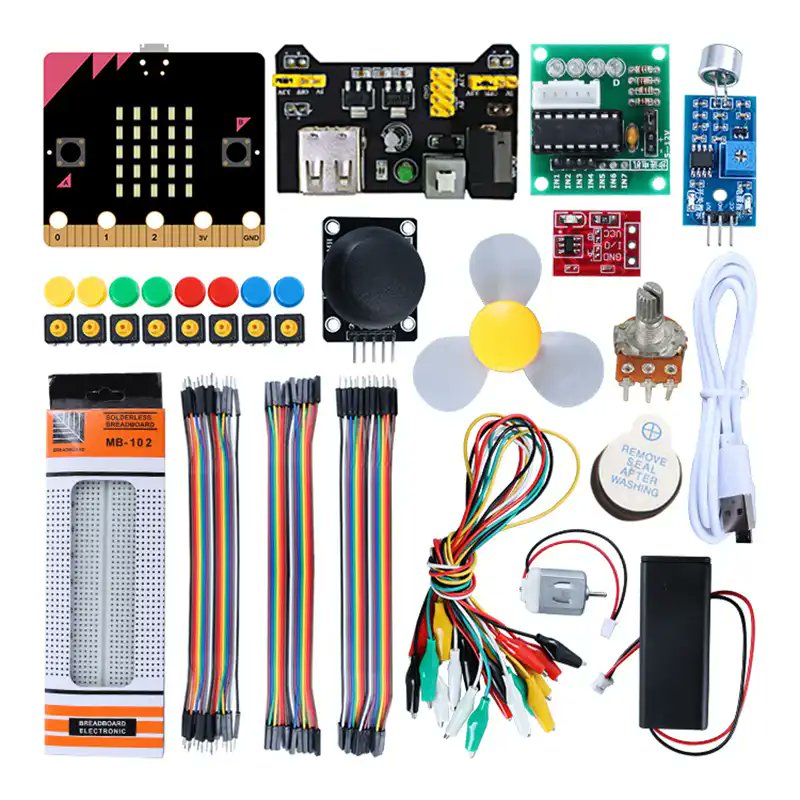 Cmxelcs's tweet card. We provide mass quantity supply solution to micro bit starter kit and other electrical parts. Online MOQ is 10 units. If you need much more quantity, contact us to get a quotation.