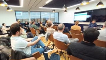 FlaxSearch's tweet card. We're back with another Search & AI Meetup! The event will start at **6pm sharp** and finish at 8pm, kindly hosted by [Just Eat](https://www.just-eat.co.uk/) who will also