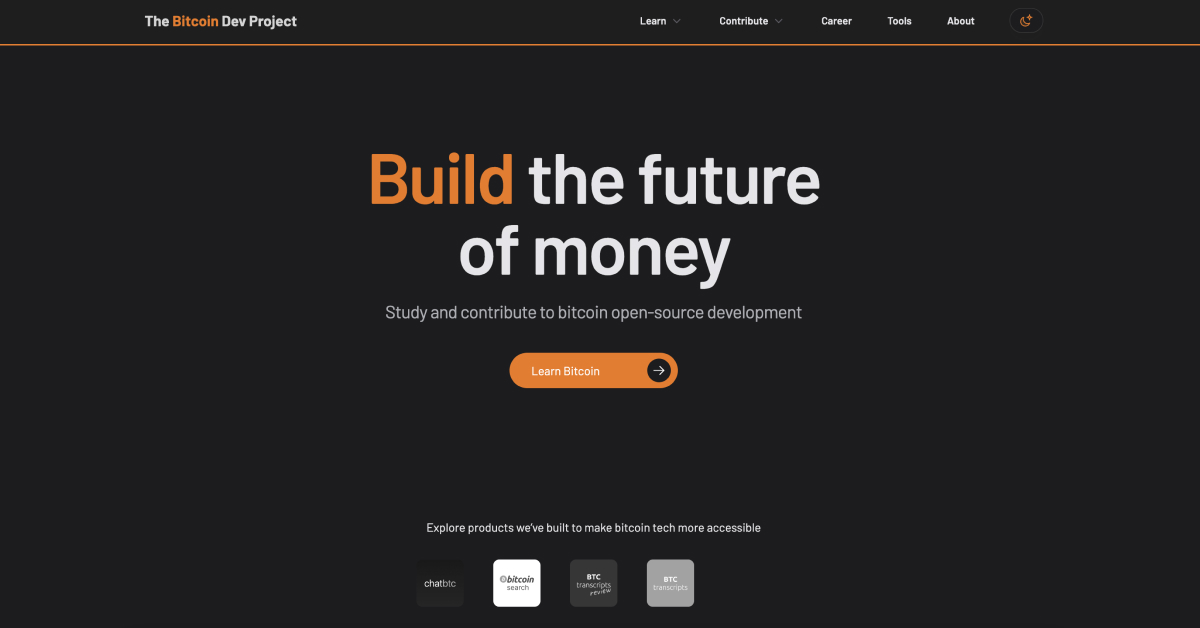 nono2357's tweet card. Find your way in bitcoin open source