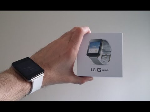 Android4ArCom's tweet card. فتح صندوق ساعة إل جي جي LG G Watch Unboxing