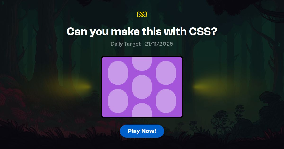guguzap157's tweet card. The funnest CSS game for web designers & developers