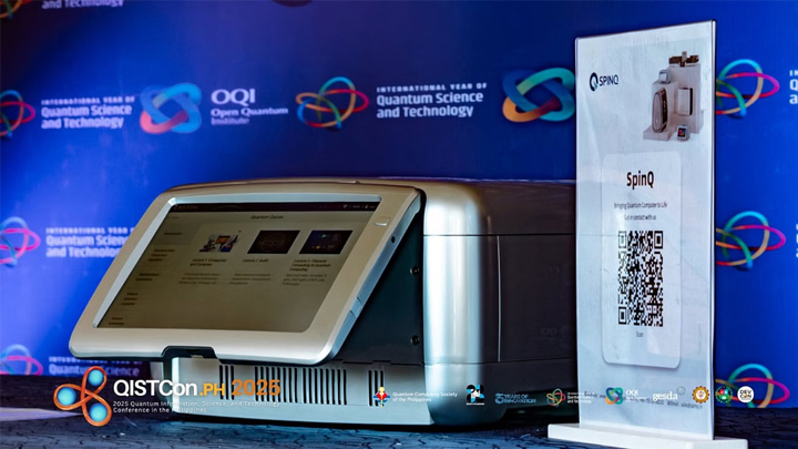 SpinQ_Lab's tweet card. The SpinQ Gemini Mini has been unveiled at the Quantum Information, Science, & Technology Conference (QISTCon) held this year. It’s a portable, 2-qubit NMR (nuclear magnetic resonance) quantum...