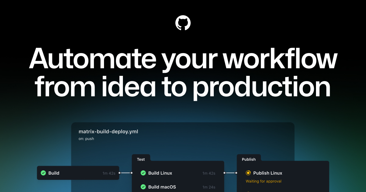sarah_edo's tweet card. Easily build, package, release, update, and deploy your project in any language—on GitHub or any external system—without having to run code yourself.