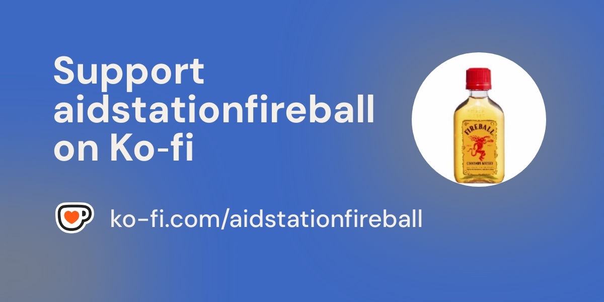 aidstationfireb's tweet card. Become a supporter of aidstationfireball today!