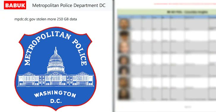 SysadminDaily's tweet card. Metropolitan Police Department (MPD) of the District of Columbia become latest high-profile government agency to fall victim to ransomware attack.