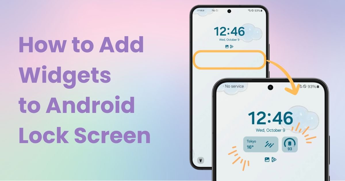 widgetclub_'s tweet card. How to Add Widgets to Android Lock Screen | WidgetClub