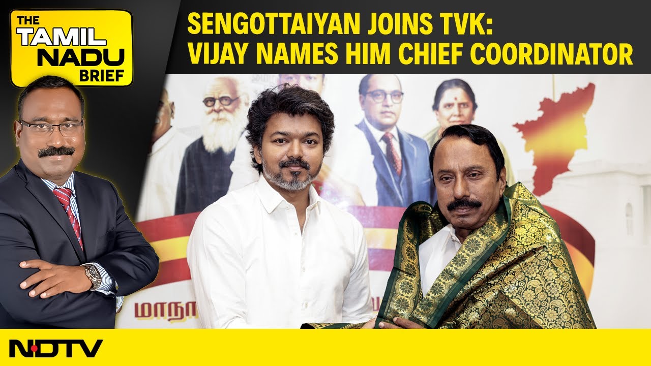jsamdaniel's tweet card. Sengottaiyan Joins TVK: Vijay Names Him Chief Coordinator | AIADMK,...