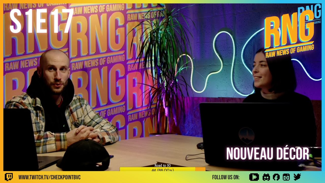 CheckpointBVC's tweet card. RNG17: La rediff: Le nouveau décor trop stylé