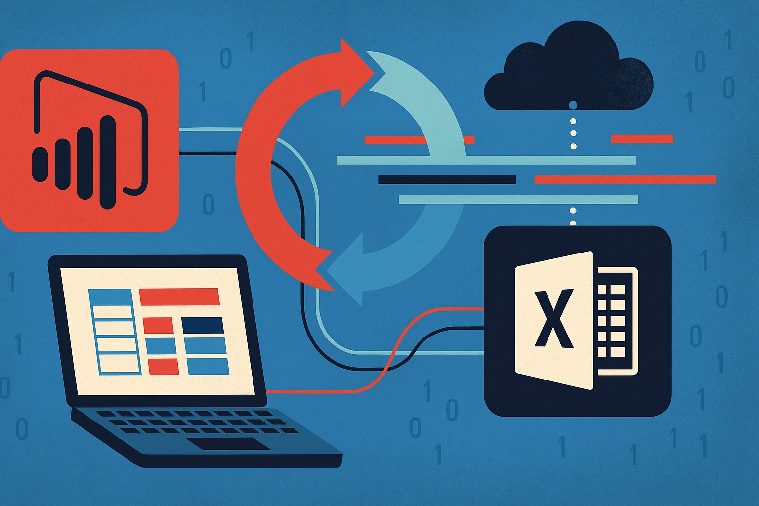 ExcelDemy's tweet card. By following this tutorial, you can automate Excel files refresh based on Power BI data updates, using Excel and Power Automate.