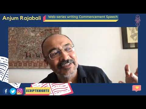 iscriptknights's tweet card. Anjum Rajabali importance of Web-series Writing Workshop