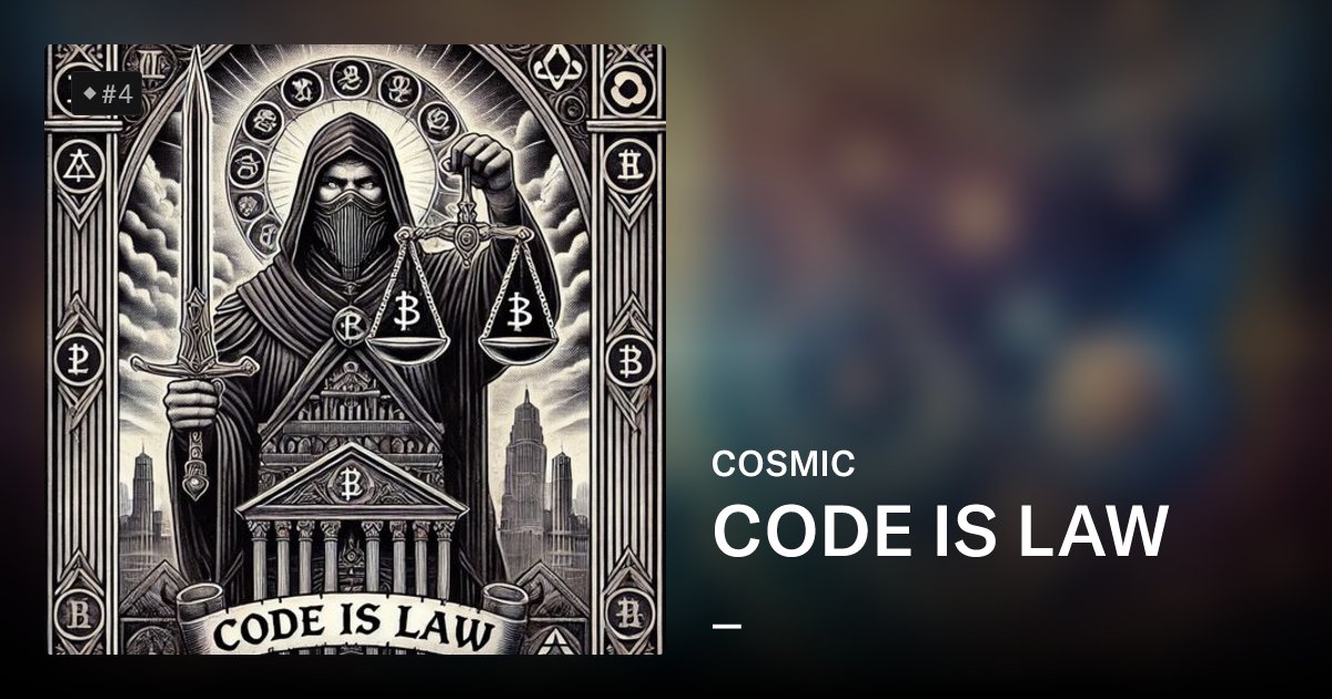 AIOSML's tweet card. The central figure in the "COSMIC BLUEPRINT" is the Platform Architect creative [intelligence](https://opensea.io/assets/matic/0x49b6dab45f629fbd83ecc9d61297969f5f782d57/10), [precision](https://op...