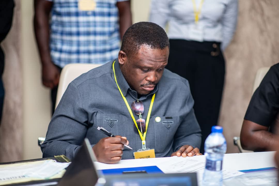 educate_gh69355's tweet card. The Minister for Communication, Digital Technology, and Innovations, Hon. Samuel Nartey George, has assured Ghanaians that the upcoming SIM card re-registration exercise in June 2025 will be queue-...