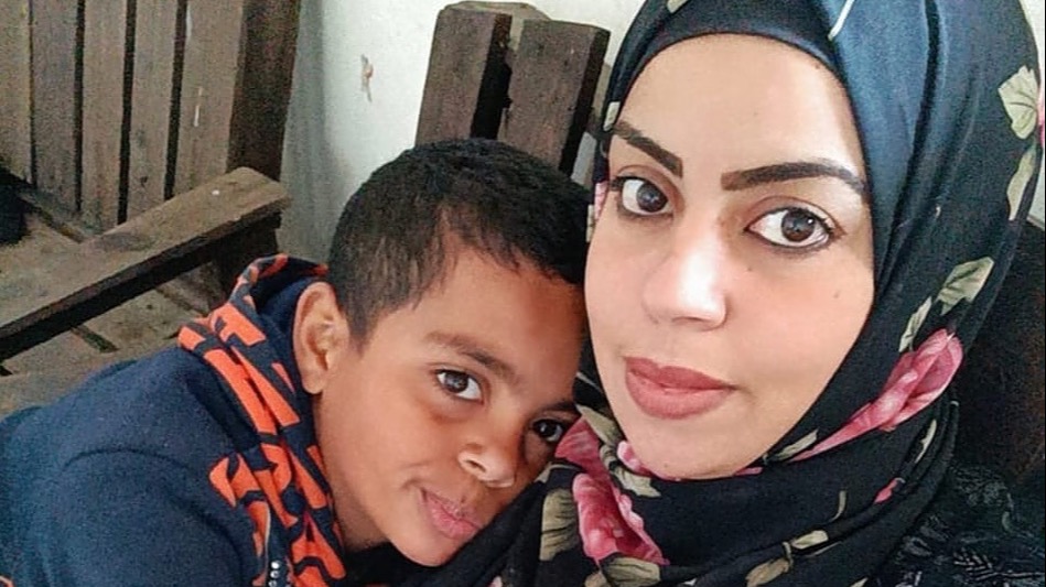 eslamomkhader's tweet card. 🌿 A Mother’s Plea for Hope and Survival 🌿