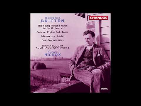 AScheidweiler's tweet card. Benjamin Britten : Suite on English Folk Tunes for orchestra 'A Time...