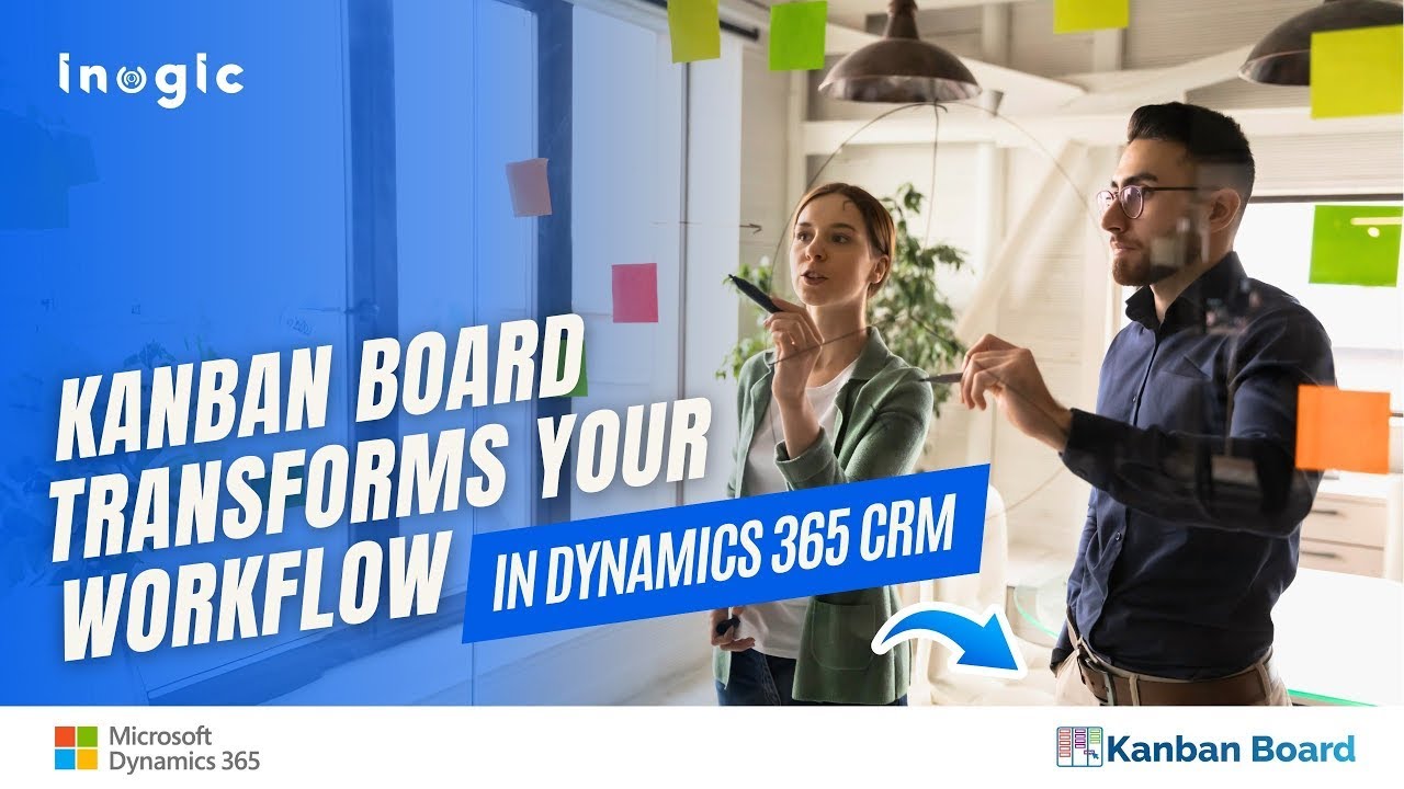 inogic's tweet card. Inogic’s Kanban Board Transforms Your Workflow in Dynamics 365 CRM