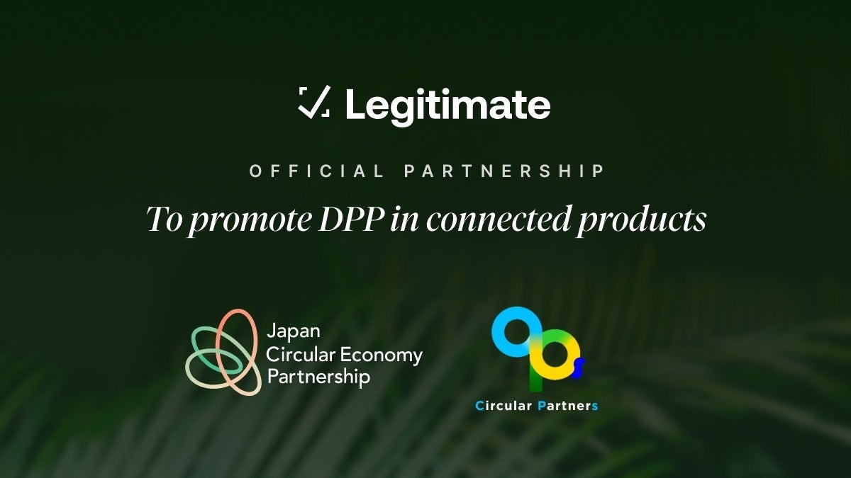 digglue's tweet card. Legitimate, Inc.のプレスリリース（2024年5月10日 11時00分）Legitimate：DPPの推進を目指し、J-CEPとCircular Partners加盟による新たな挑戦