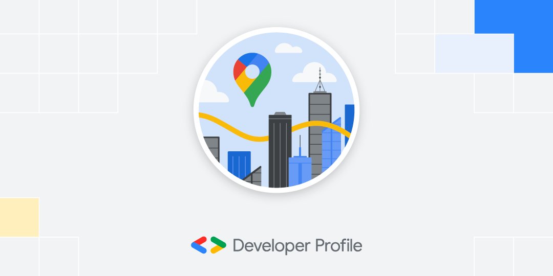 MZunurainHusain's tweet card. Earn this badge when you join Google Maps Platform Innovators.