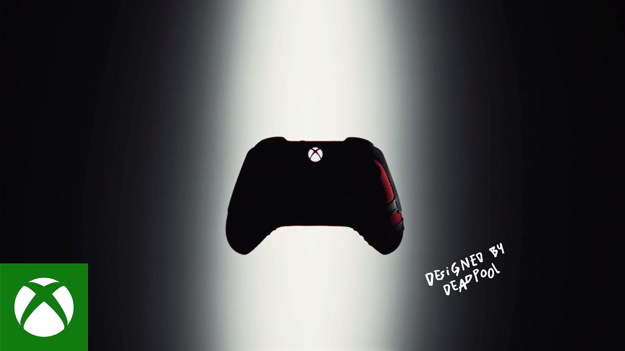 LokiGodson's tweet card. The Cheeky Controller Designed by Deadpool