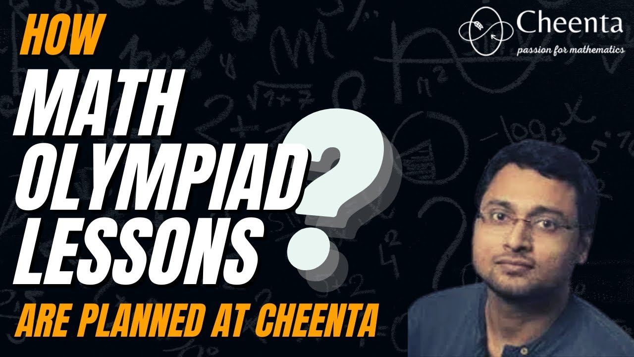 CheentaMath's tweet card. How Math Olympiad lessons are planned at Cheenta