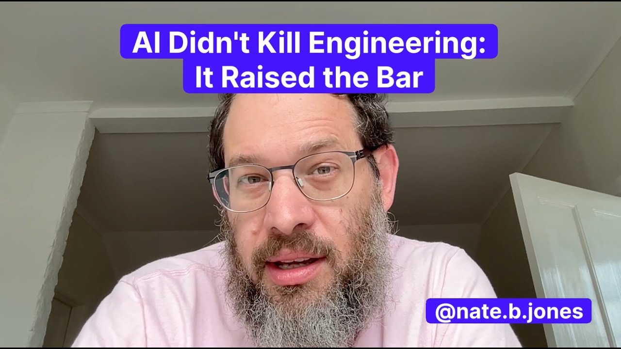 Datastorydesign's tweet card. AI Didn't Kill Engineering: It Raised the Bar