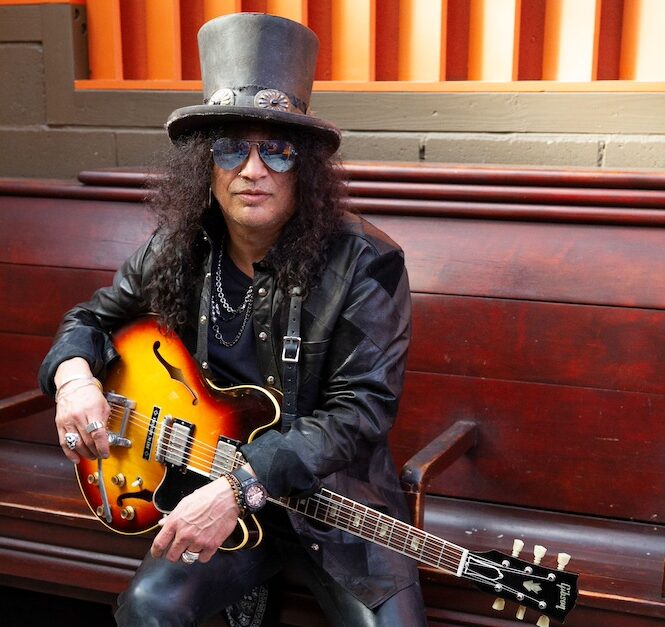 SlashThings's tweet card. From the pinks of the Barbie soundtrack to the most authentic of blues, Slash continues to use the 2020s as a way to add to his already colorful resume. Few musicians are as busy as Slash. He may go...