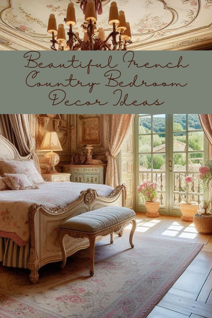 ShellsDesigns2's tweet card. Charming French Country Bedroom Ideas