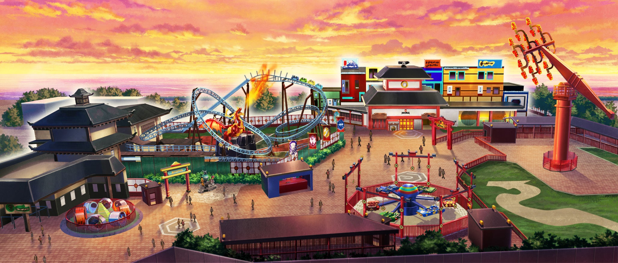 skysclinear758's tweet card. LEGOLAND Japan合同会社のプレスリリース（2025年3月27日 15時00分）2027年春 レゴランドⓇ ・ジャパン・リゾートに世界最大級の「レゴⓇ ニンジャゴー・ワールド」誕生！