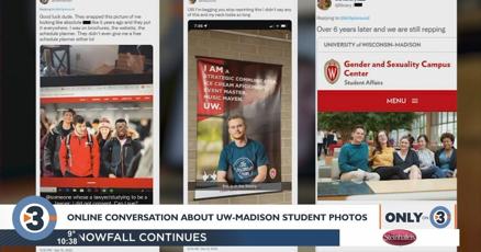 bas_vanacker's tweet card. MADISON, Wis. — After one University of Wisconsin-Madison student tweeted concerns over an image of him being used for a marketing campaign, other students are now sharing similar experiences of