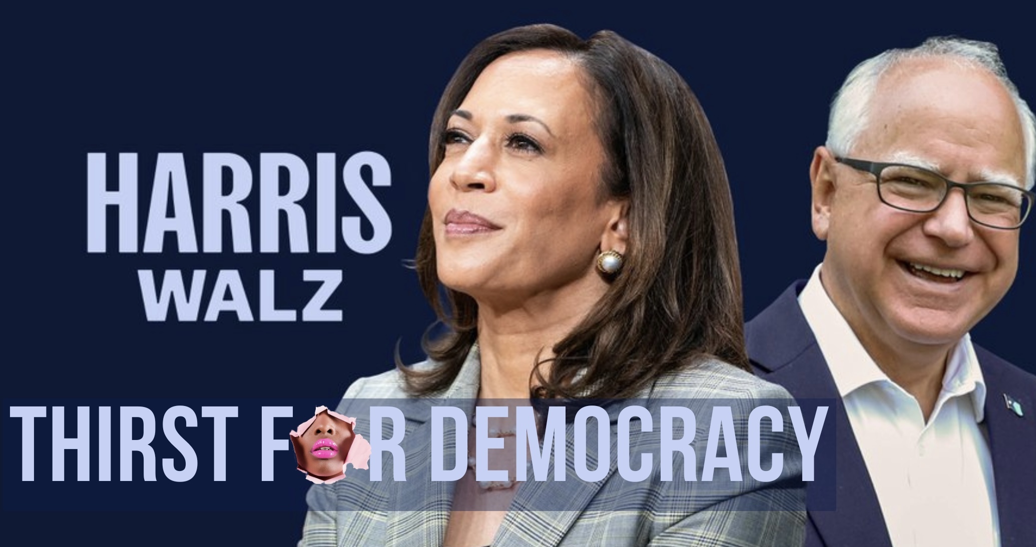QondiNtini's tweet card. Support the winning Harris ticket.
