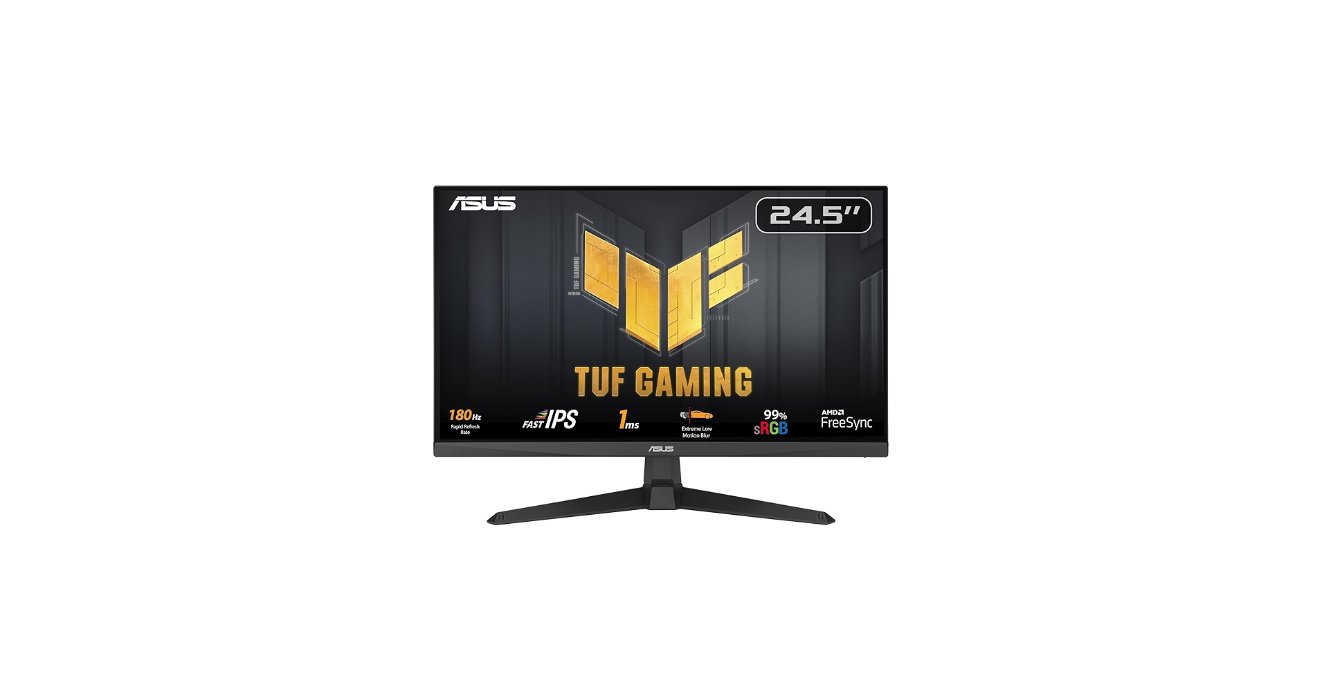 TechDealAlert's tweet card. The 23.8-inch TUF Gaming VG259Q3A Full HD gaming monitor featuring a IPS panel for blistering-fast 180 Hz gaming. ASUS Extreme Low Motion Blur technology and AMD FreeSync™ technologies enables...