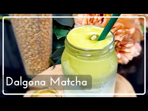 HomeCookedReci1's tweet card. Dalgona Matcha Recipe - Easiest and simplest way
