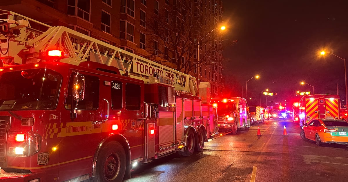 Rob_Oliphant's tweet card. A number of residents at two apartment buildings in Thorncliffe Park have been evacuated as crews battled a “stubborn” fire on Thursday that resulted in a power outage.