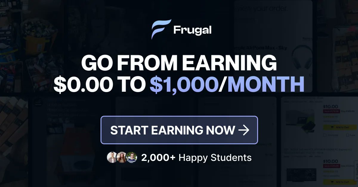 Frugalszn's tweet card. Premium subscription platform filled with Entrepreneurial secrets. Built by hustlers, for hustlers