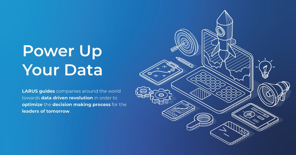 Sci_for_Ukraine's tweet card. LARUS guides companies around the world towards data driven revolution in order to optimize the decision making process