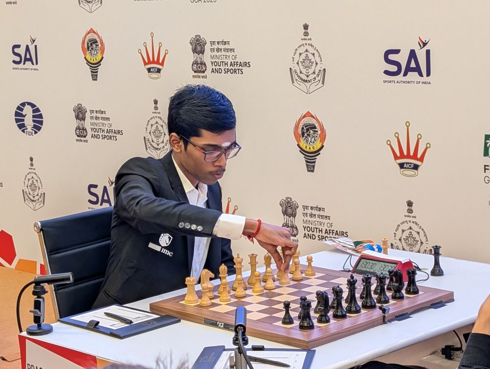ChessbaseIndia's tweet card. GM R Praggnanandhaa and GM Pranav Anand made a winning start at XTX Markets London Chess Classic Open 2025. The category has a rating restriction of above 2100. Praggnanandhaa made a slightly shaky...