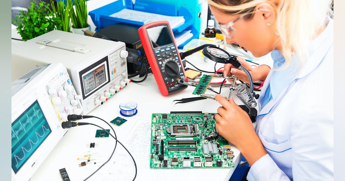 ElectronicDesgn's tweet card. The latest in advanced electronics requires space-saving, low-cost methods for connecting and testing circuitry.