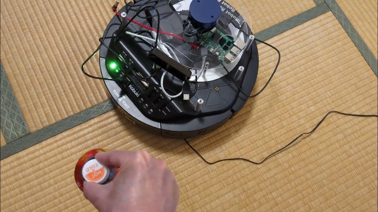 kanpapa's tweet card. kobuki oak-d-lite test