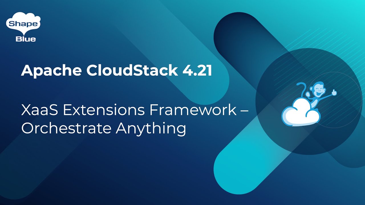 shapeblue's tweet card. CloudStack 4.21 - CloudStack XaaS Extensions Framework Explained
