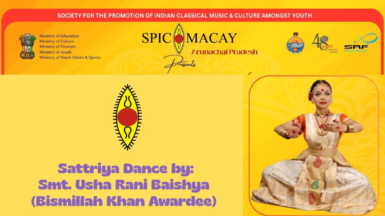 MissionNarottam's tweet card. Sattriya Nritya by Smt. Usha Rani Baishya (Bismillah Khan Awardee) at...