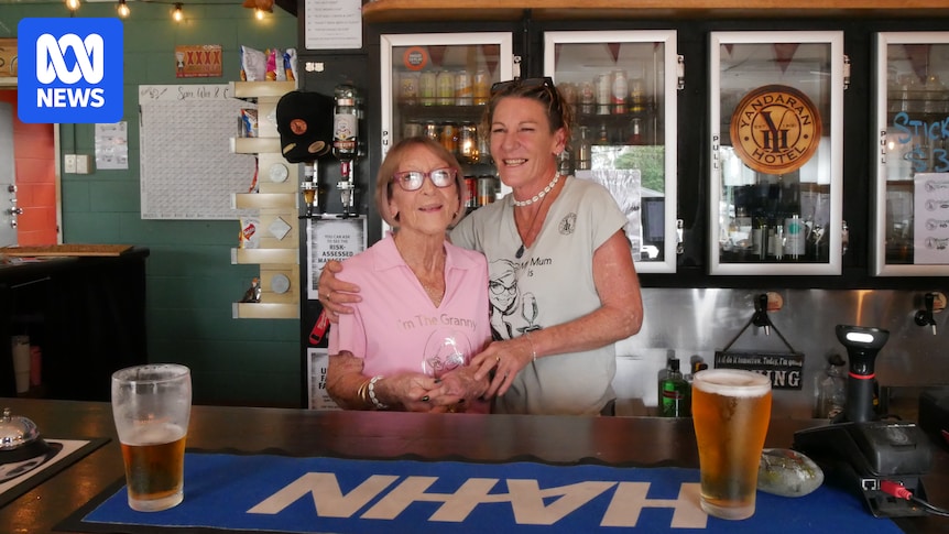 AustralianRaven's tweet card. A pint-sized, pint-pouring granny becomes a social media star and the face of a country pub, as she adjusts from nursing to life behind the bar alongside her daughter.