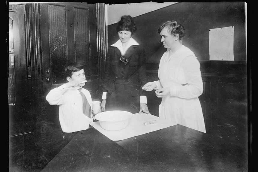 Lkern12's tweet card. One hundred years ago, American school nursing was praised as a public health innovation. School funding cuts have threatened school nurses, while a deadly pandemic proves they could be among the...