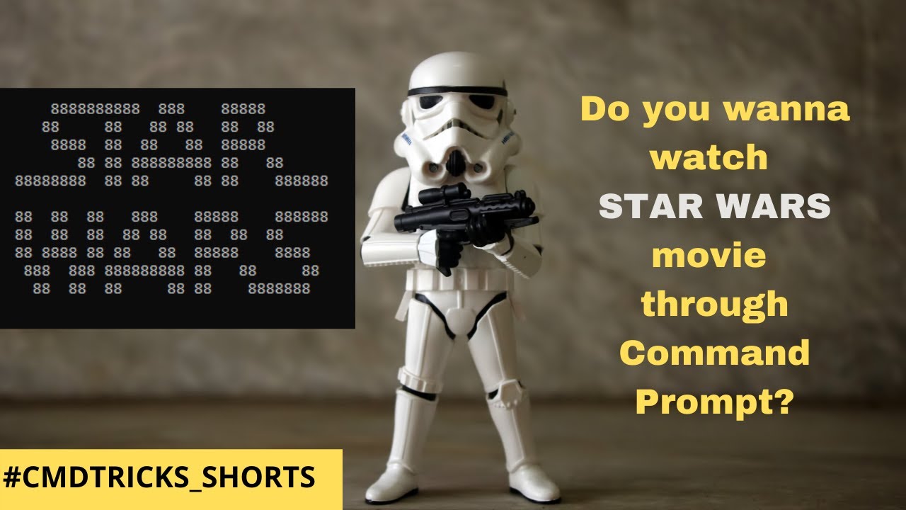 its_SusmitaDey's tweet card. Watch The Famous Star Wars Movie In Command Prompt(cmd) in Windows |...
