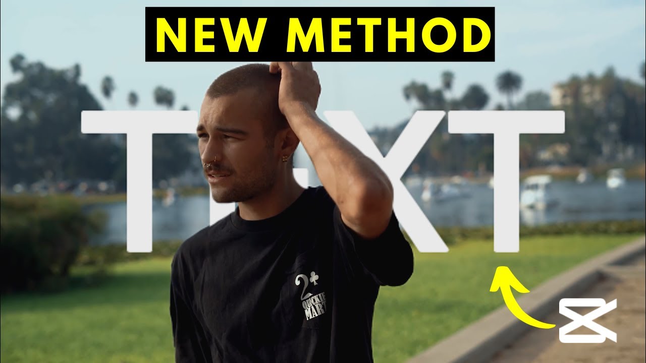 David___Mbugua's tweet card. How to Easily Add or Put Text Behind a Person or Moving Object in...