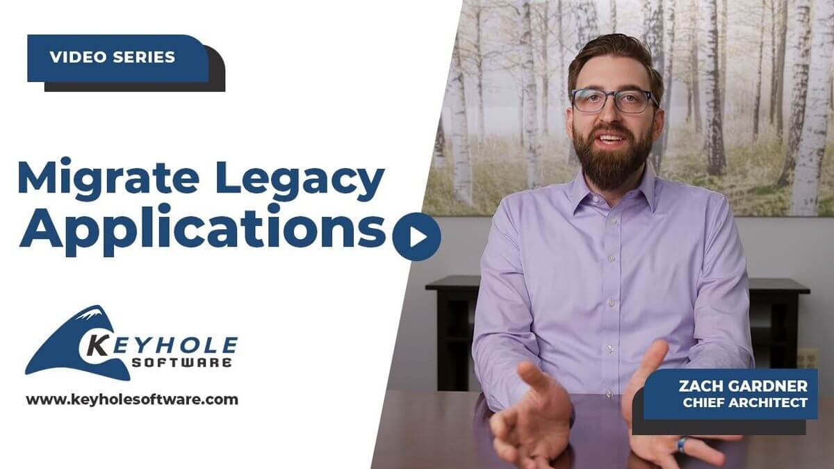 KeyholeSoftware's tweet card. A familiar challenge for many businesses is knowing when it’s time to modernize. Legacy applications that once ran smoothly on in-house servers start to