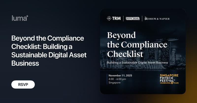 notabene_id's tweet card. With growing institutional adoption in digital assets, what does compliance look like? This session features a panel that brings together a former MAS…