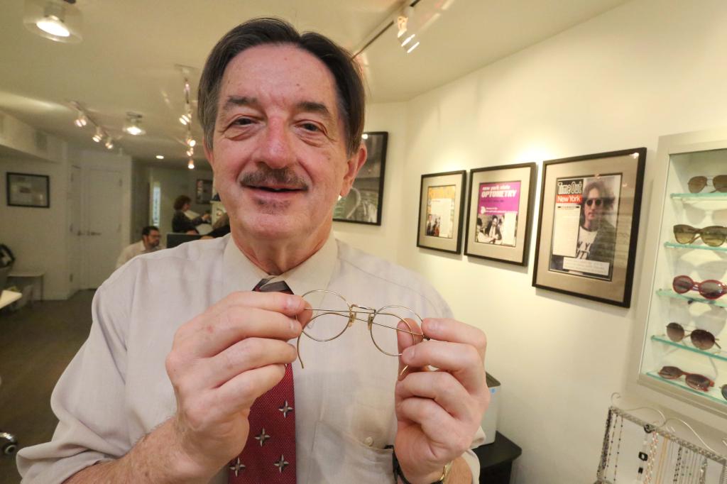 drbrianpaul's tweet card. When John Lennon’s Upper West Side optometrist was watching this week’s news about the recovery of a trove of the Beatle’s belongings — and spotted the metal-rimmed eyeglasses the rock legend...