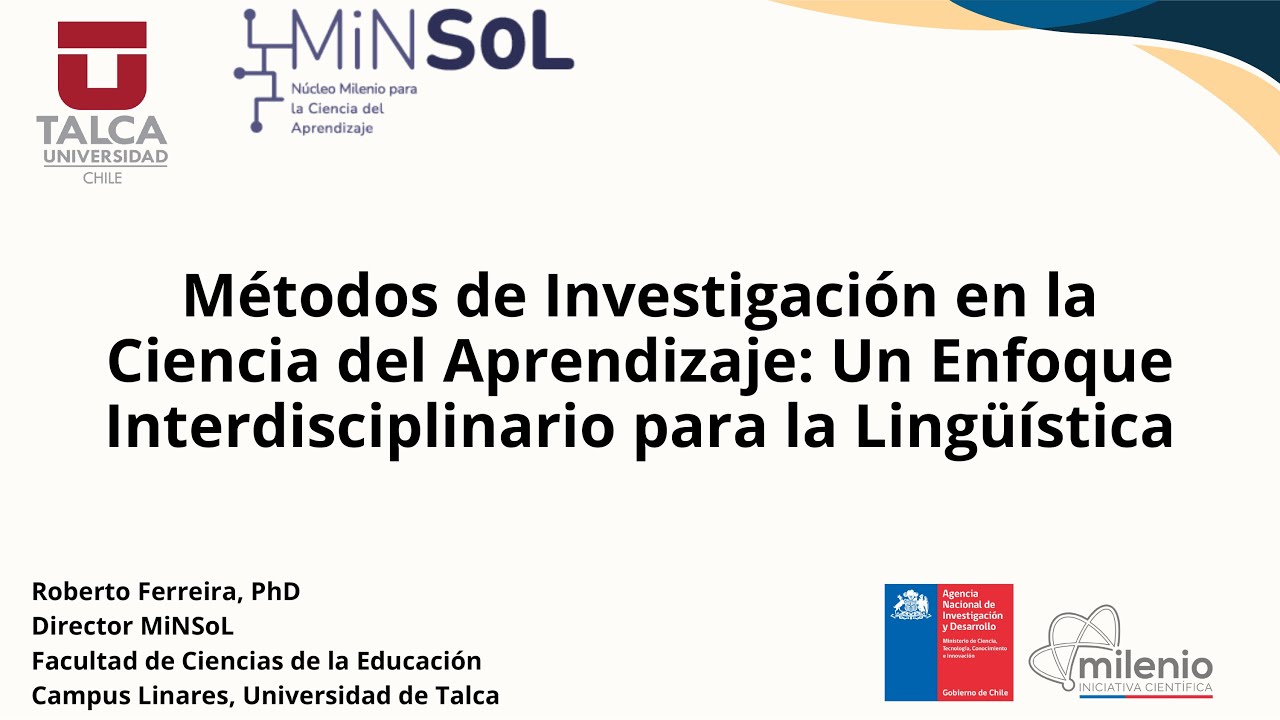 DocLingPUCV's tweet card. Métodos de Investigación en la Ciencia del Aprendizaje