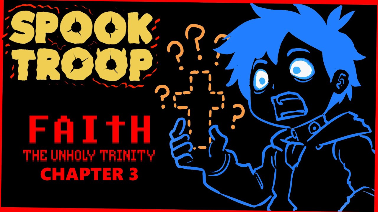 UNiCOMICS's tweet card. Where Is My Cross!? | FAITH THE UNHOLY TRINITY | Spook Troop
