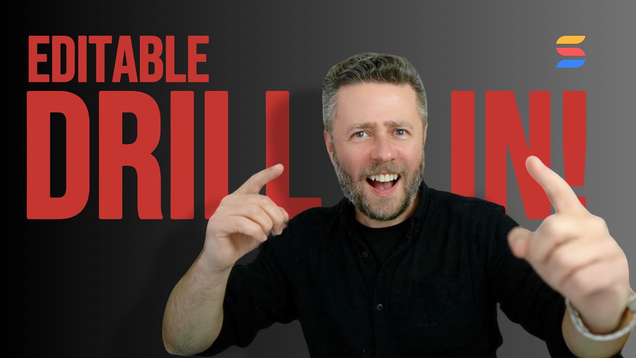 hellosmartsuite's tweet card. Editable Drill-In Grids