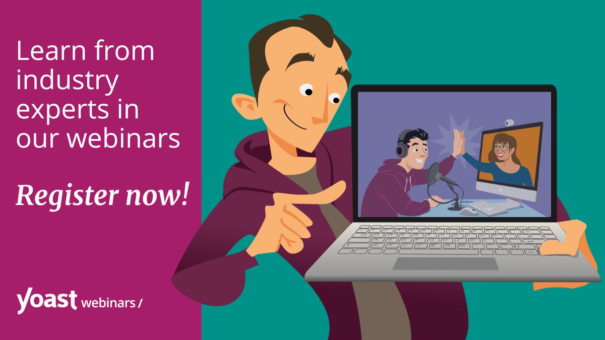 JamesTrotter10's tweet card. Join free sessions on how to start with SEO, or tune in for the latest news in the world of Google, SEO, WordPress, and Yoast SEO. Covers all SEO topics, from beginner to advanced!